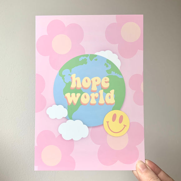 Hope World A5 Print