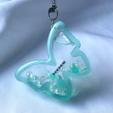 Seesaw Butterfly Shaker Keychain