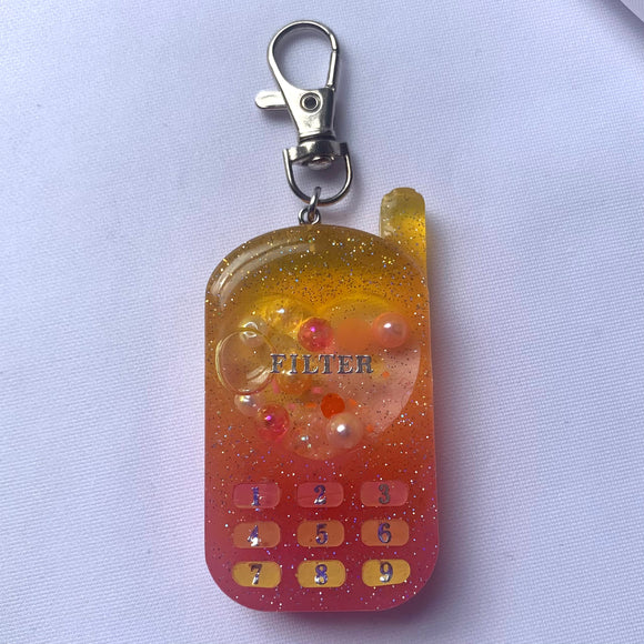 Filter Phone Shaker Keychain