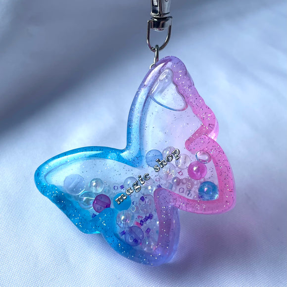 Magic Shop Butterfly Shaker Keychain