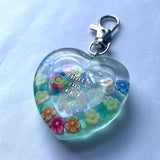 Ego Heart Shaker Keychain