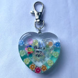 Ego Heart Shaker Keychain