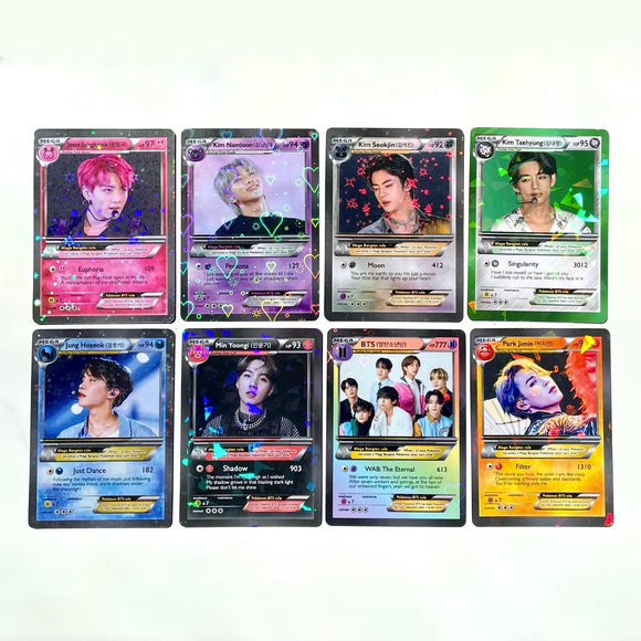 BTS Holo Game Cards