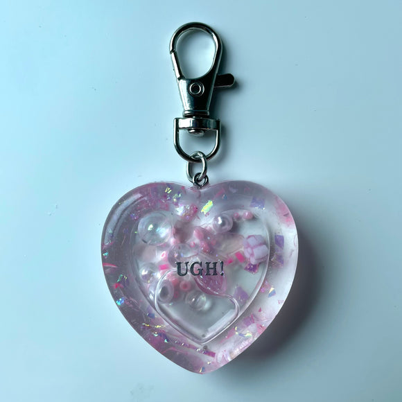 UGH! Heart Shaker Keychain