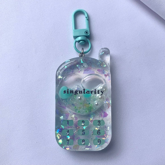 Singularity Phone Shaker Keychain