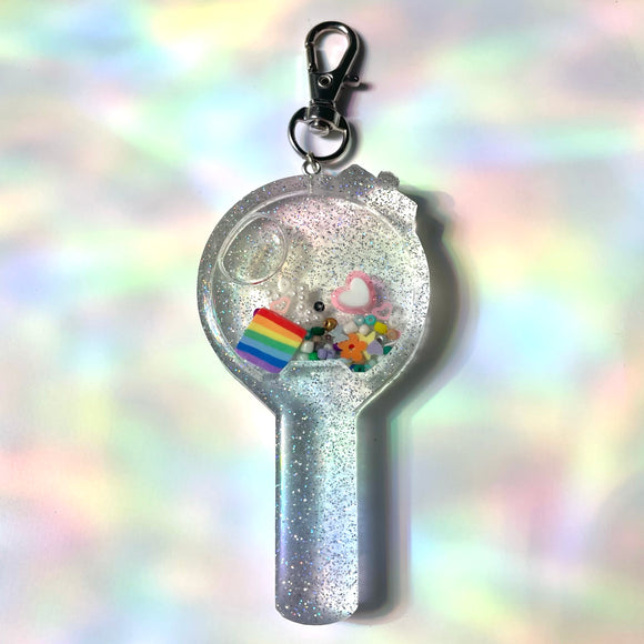 Pride Army Bomb Shaker Keychain